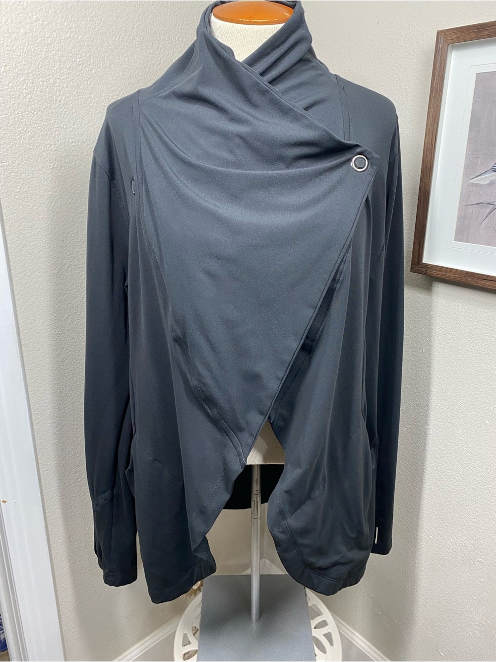 Yogalicious asymmetrical wrap jacket